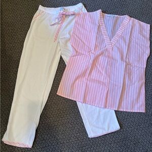 NWOT Laurence Tavernier PJs Size XS Comfy Soft Cotton Lounge Wear Spring Summer